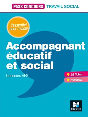 cover image of Pass'Concours--Accompagnant éducatif et social--2e édition--Révision et entrainement